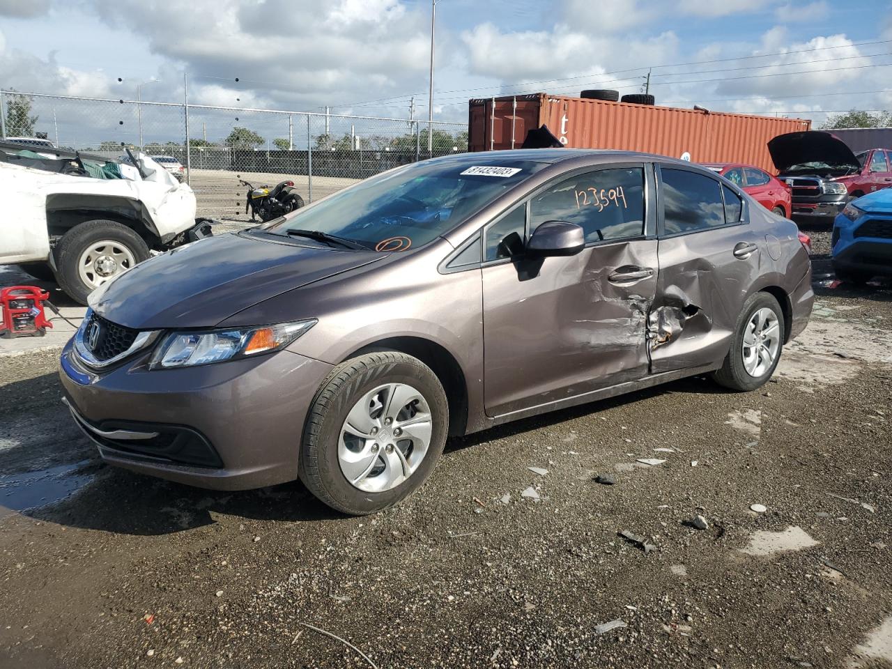 2014 HONDA CIVIC LX 2014 image