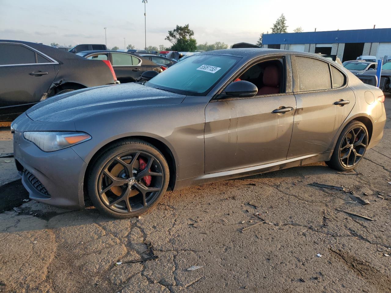 Image 1 of 2020 ALFA ROMEO GIULIA  2020 with VIN ZARFANAN8L7633801