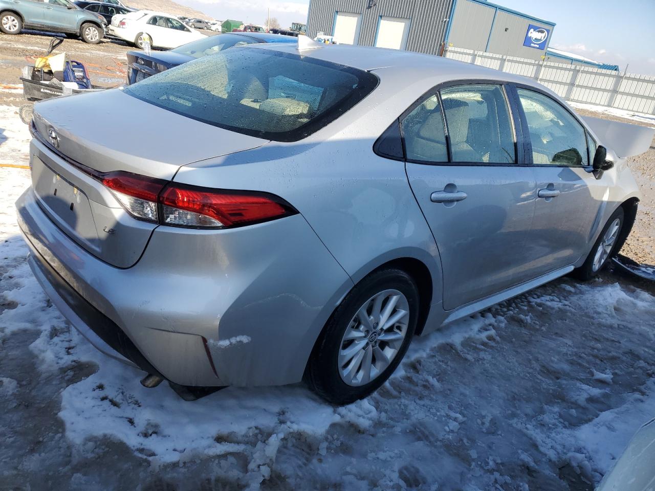 Image 3 of 2022 TOYOTA COROLLA LE 2022 with VIN JTDHPMAE1NJ215050