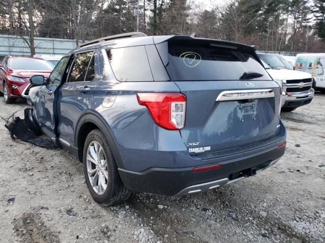 Image 3 of 2021 FORD EXPLORER XLT 2021 with VIN 1FMSK8DH6MGA25625
