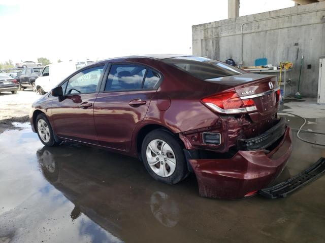 Image 2 of 2014 HONDA CIVIC LX 2014 with VIN 19XFB2F52EE013060