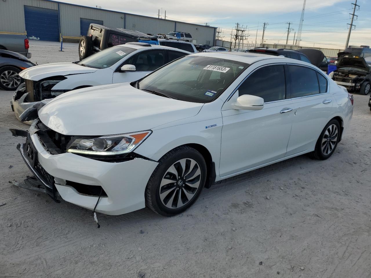 Image 1 of 2017 HONDA ACCORD HYBRID EXL 2017 with VIN JHMCR6F51HC030920