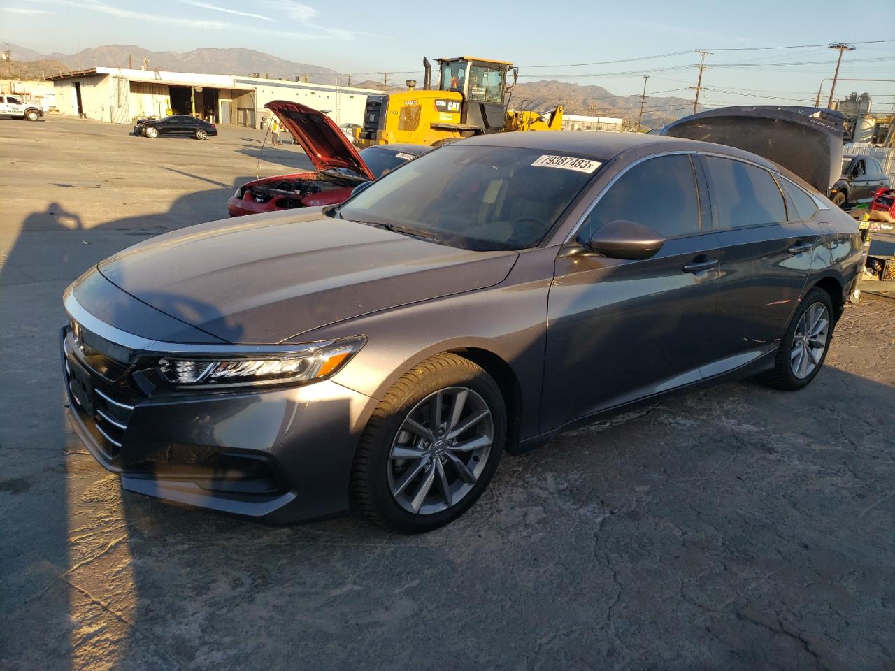 Image 1 of 2021 HONDA ACCORD LX 2021 with VIN 1HGCV1F12MA020983