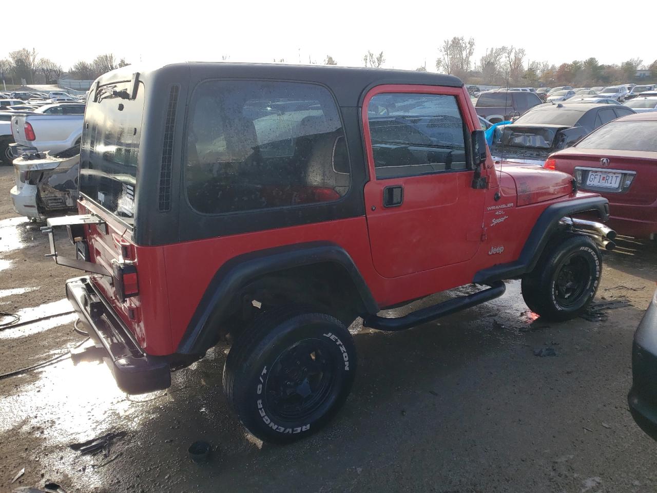 Изображение 3 2001 JEEP WRANGLER / TJ SPORT 2001 с VIN 1J4FA49S11P325097
