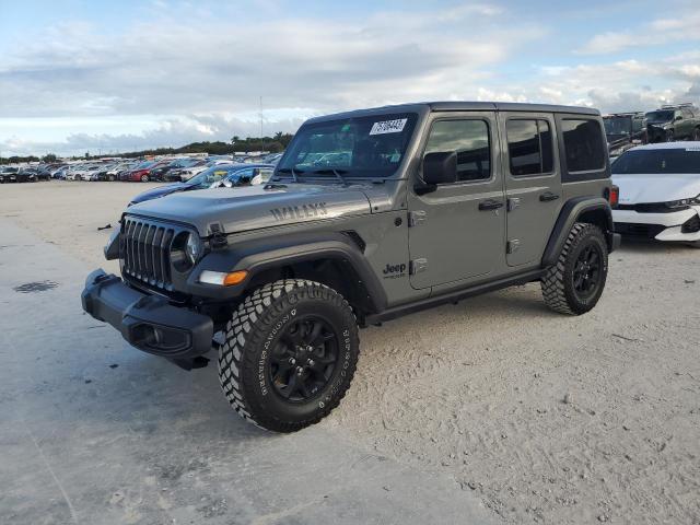 Image 1 of 2021 JEEP WRANGLER UNLIMITED SPORT 2021 with VIN 1C4HJXDG2MW768162