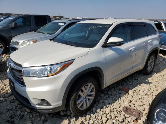 2015 TOYOTA HIGHLANDER LE 2015 image