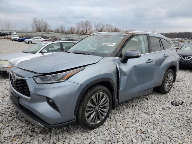 Image 1 of 2021 TOYOTA HIGHLANDER PLATINUM 2021 with VIN 5TDFZRBH4MS094605