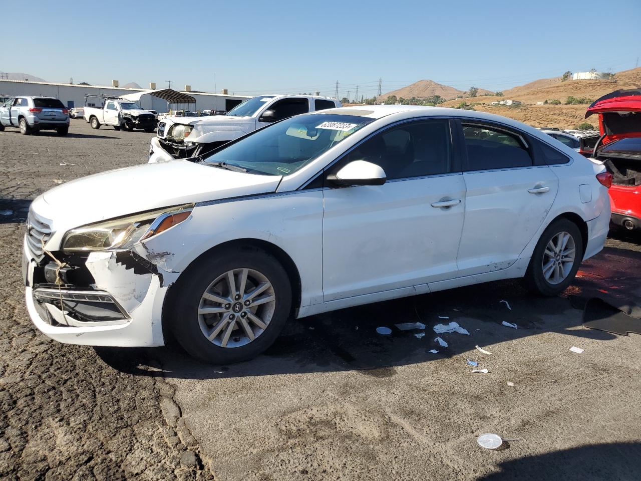 Obraz 1 z 2015 HYUNDAI SONATA SE 2015 z VIN 5NPE24AF7FH257307