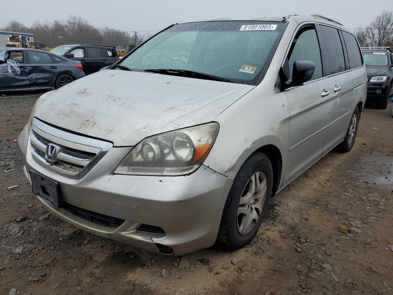 Image 1 of 2005 HONDA ODYSSEY EX 2005 with VIN 5FNRL38425B040855