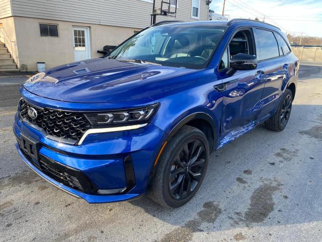 Image 1 of 2021 KIA SORENTO SX 2021 with VIN 5XYRKDLFXMG054169
