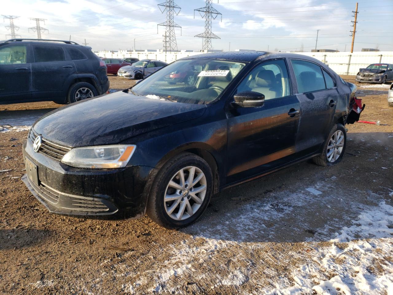 Image 1 of 2012 VOLKSWAGEN JETTA SE 2012 with VIN 3VWDX7AJ5CM129167