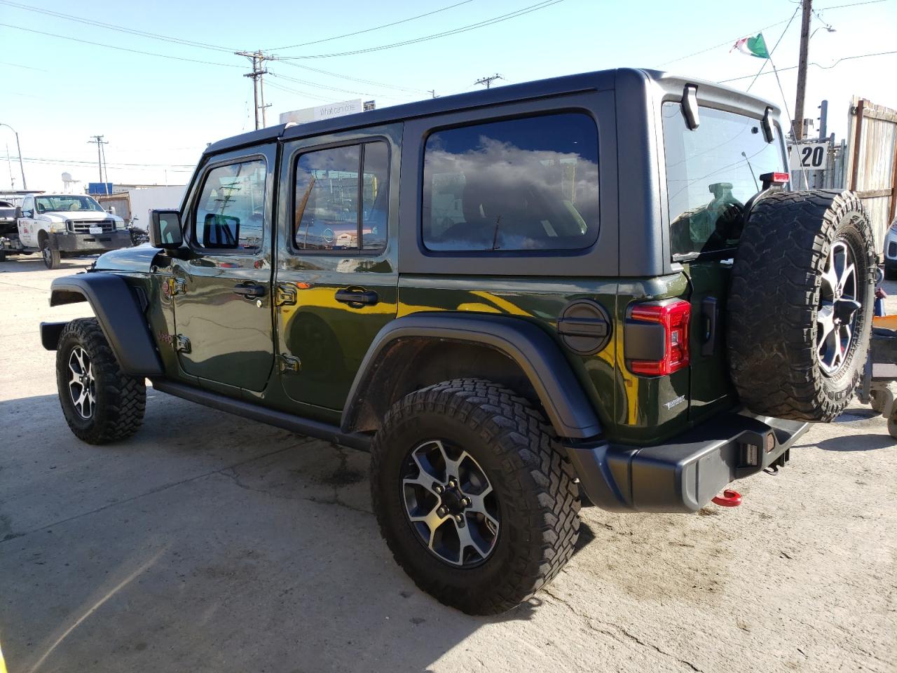 Image 2 of 2021 JEEP WRANGLER UNLIMITED RUBICON 2021 with VIN 1C4HJXFN3MW722190