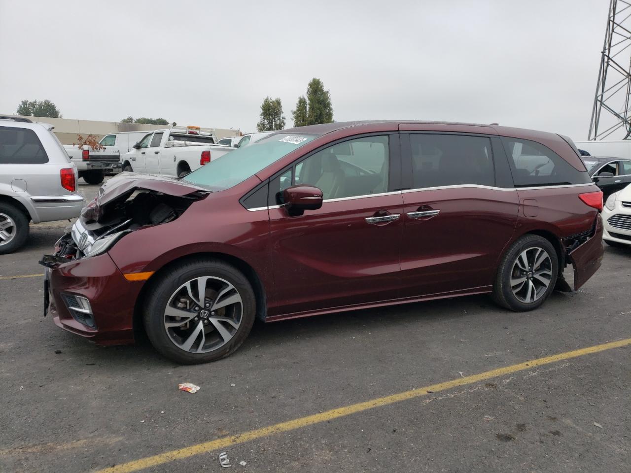 Изображение 1 2018 HONDA ODYSSEY ELITE 2018 с VIN 5FNRL6H97JB035769