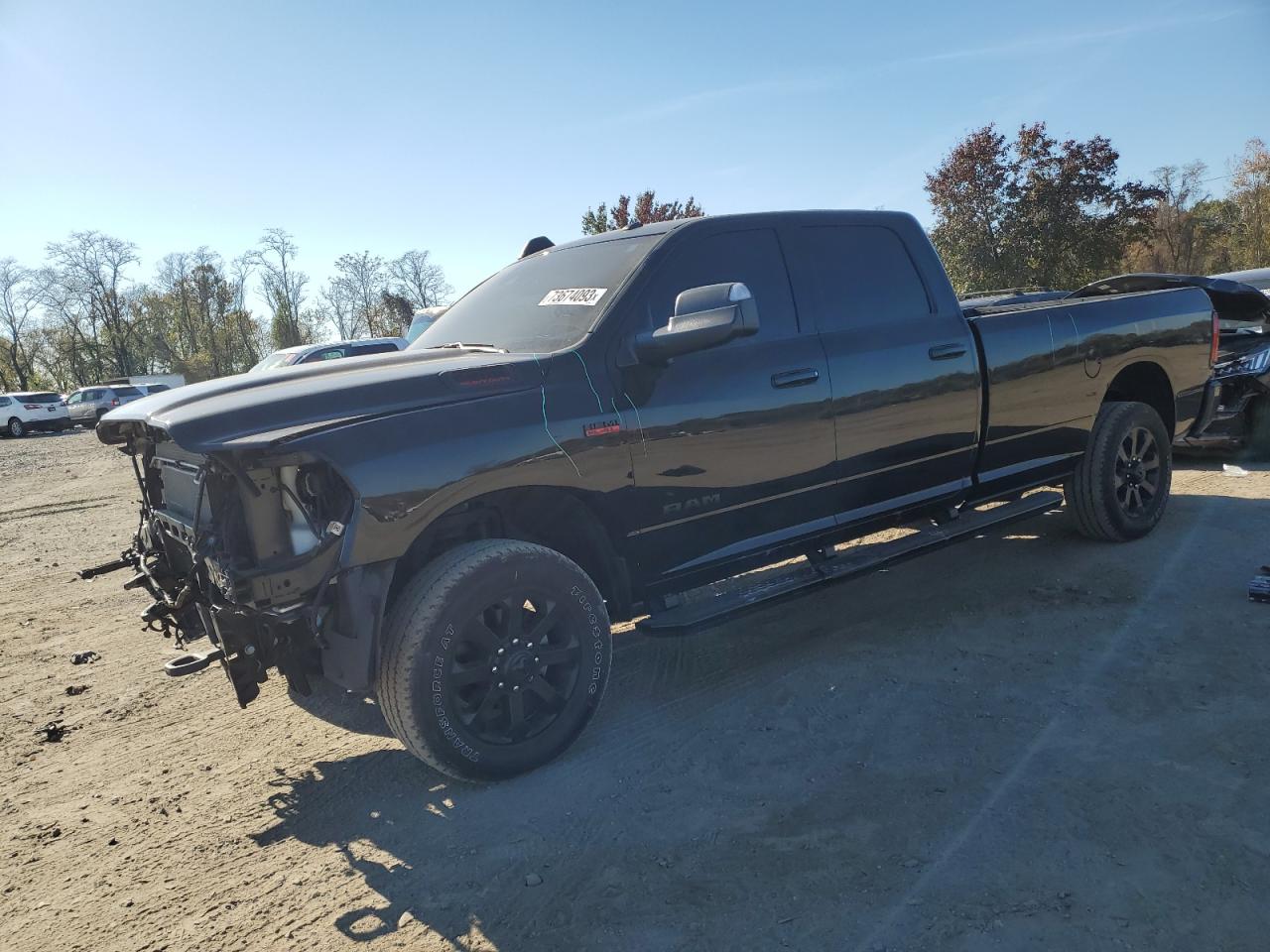 Image 1 of 2021 RAM 2500 BIG HORN 2021 with VIN 3C6UR5JJ8MG593059