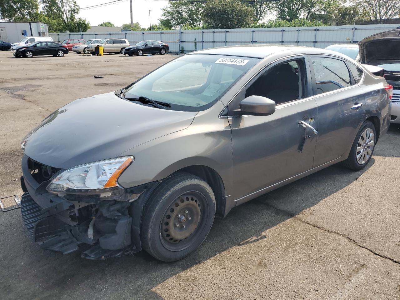 Image 1 of 2015 NISSAN SENTRA S 2015 with VIN 3N1AB7AP9FL637194