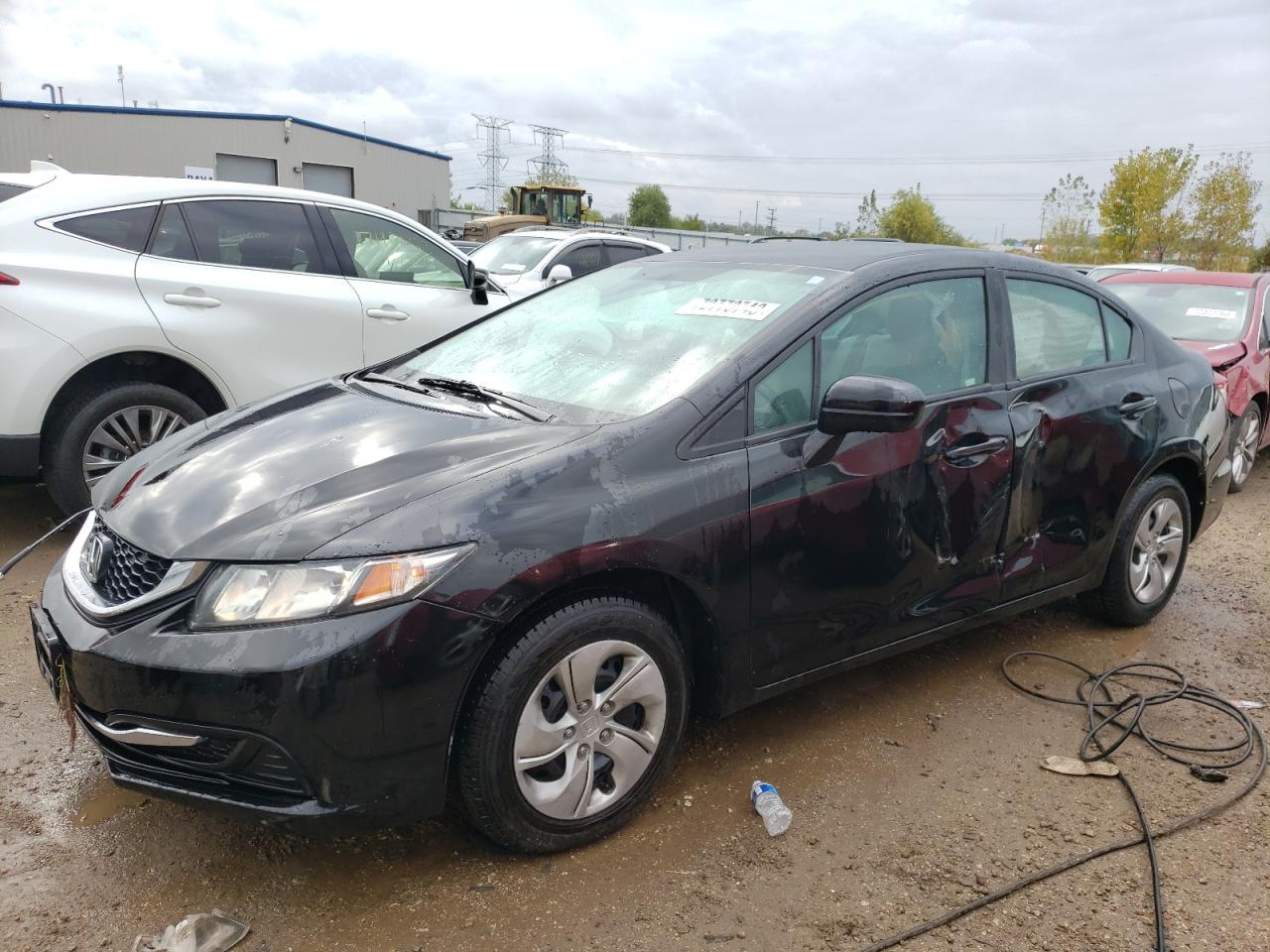 Image 1 of 2014 HONDA CIVIC LX 2014 with VIN 19XFB2F56EE062584
