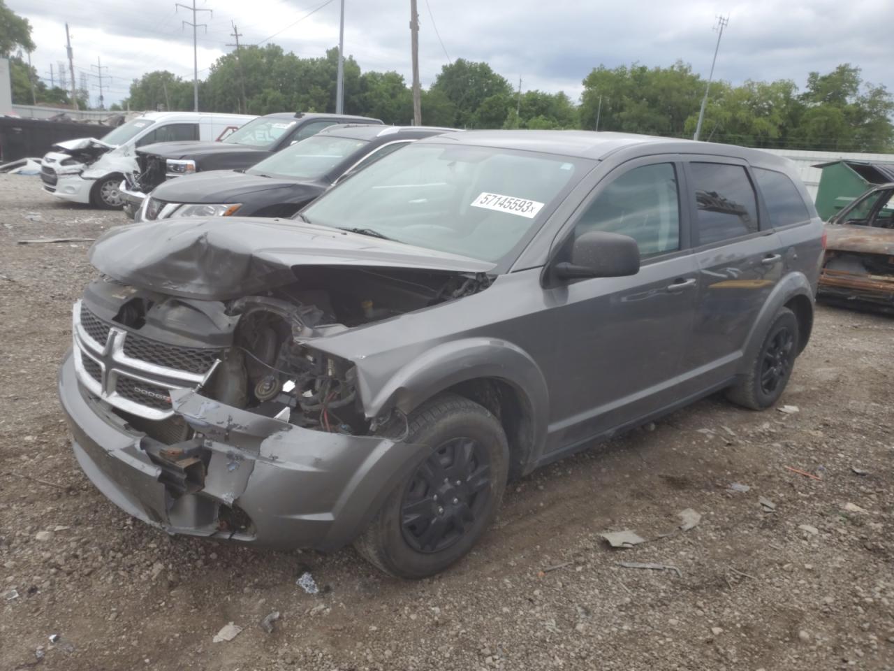 Image 1 of 2012 DODGE JOURNEY SE 2012 with VIN 3C4PDCAB6CT282995
