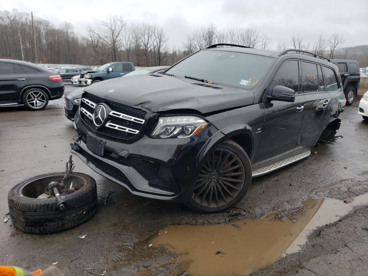 Image 1 of 2019 MERCEDES-BENZ GLS 63 AMG 4MATIC 2019 with VIN 4JGDF7FE0KB199291