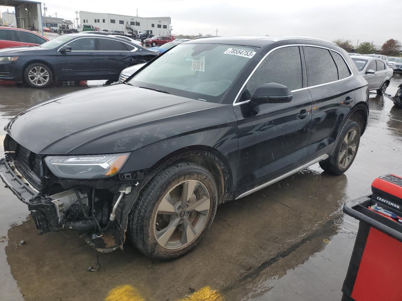 Image 1 of 2023 AUDI Q5 PRESTIGE 40 2023 with VIN WA1CBAFY9P2008696