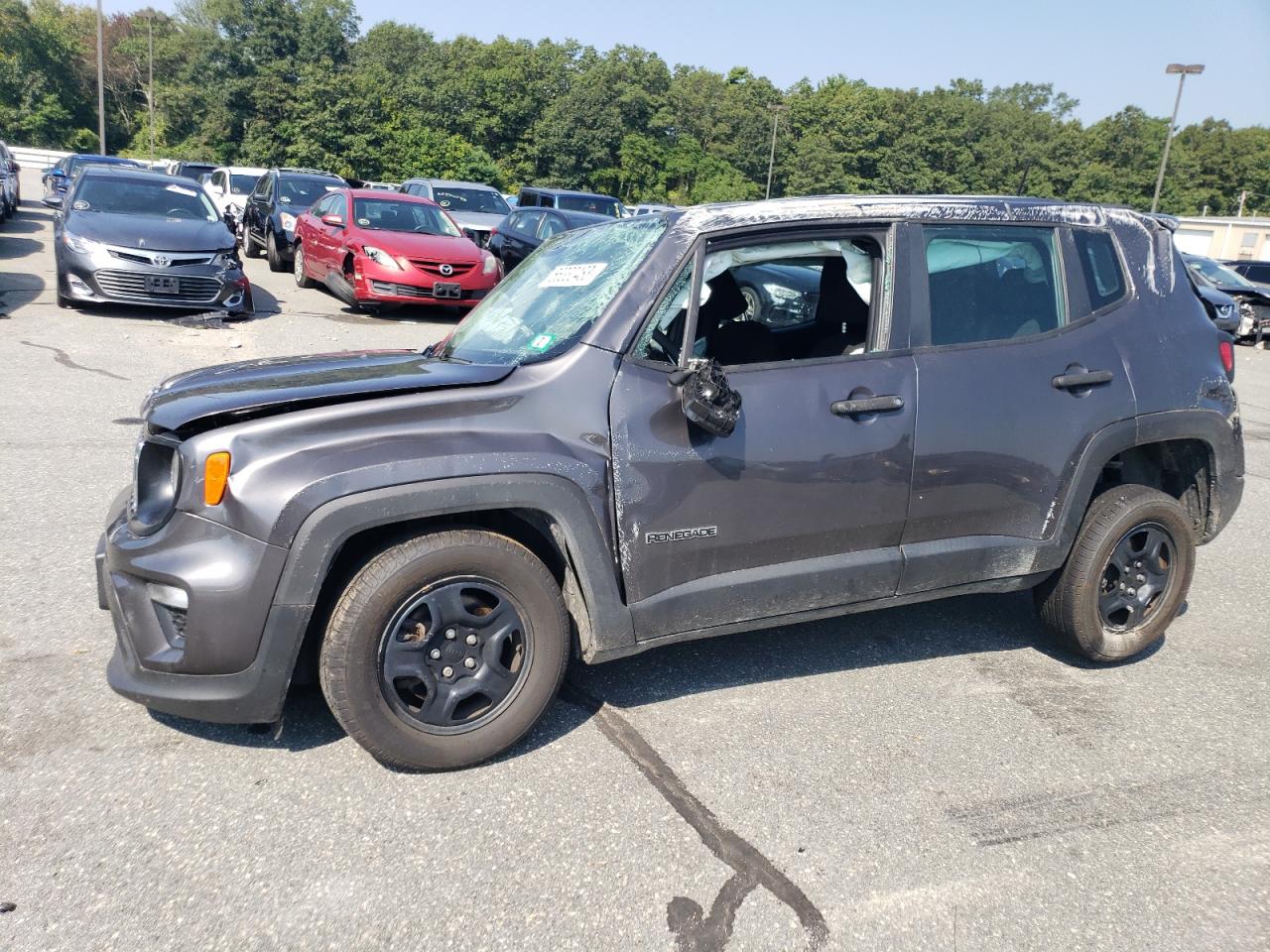 Image 1 of 2020 JEEP RENEGADE SPORT 2020 with VIN ZACNJBAB6LPL21924