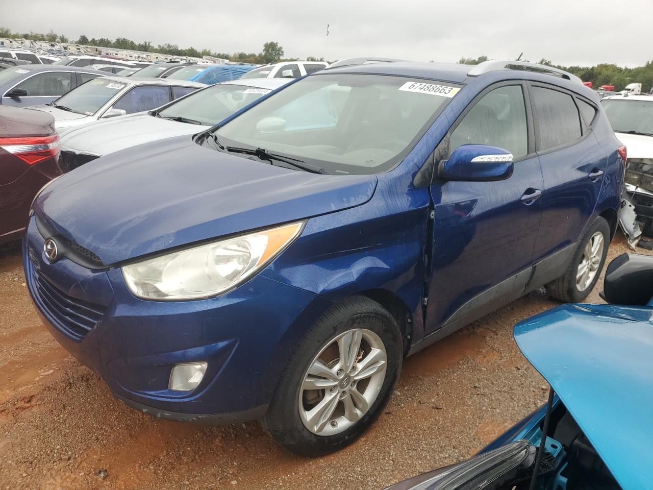 Image 1 of 2013 HYUNDAI TUCSON GLS 2013 with VIN KM8JU3AC3DU769279