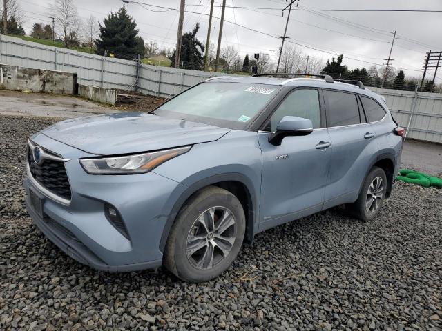 Image 1 of 2020 TOYOTA HIGHLANDER HYBRID XLE 2020 with VIN 5TDHBRCH7LS002946