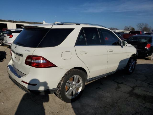 Image 3 of 2012 MERCEDES-BENZ ML 350 4MATIC 2012 with VIN 4JGDA5HB3CA024904