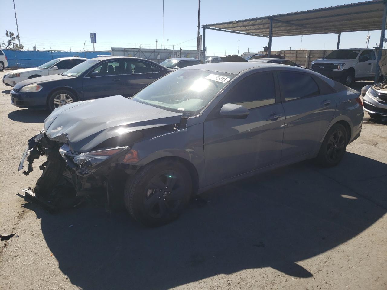 Image 1 of 2022 HYUNDAI ELANTRA SEL 2022 with VIN KMHLS4AG8NU323198