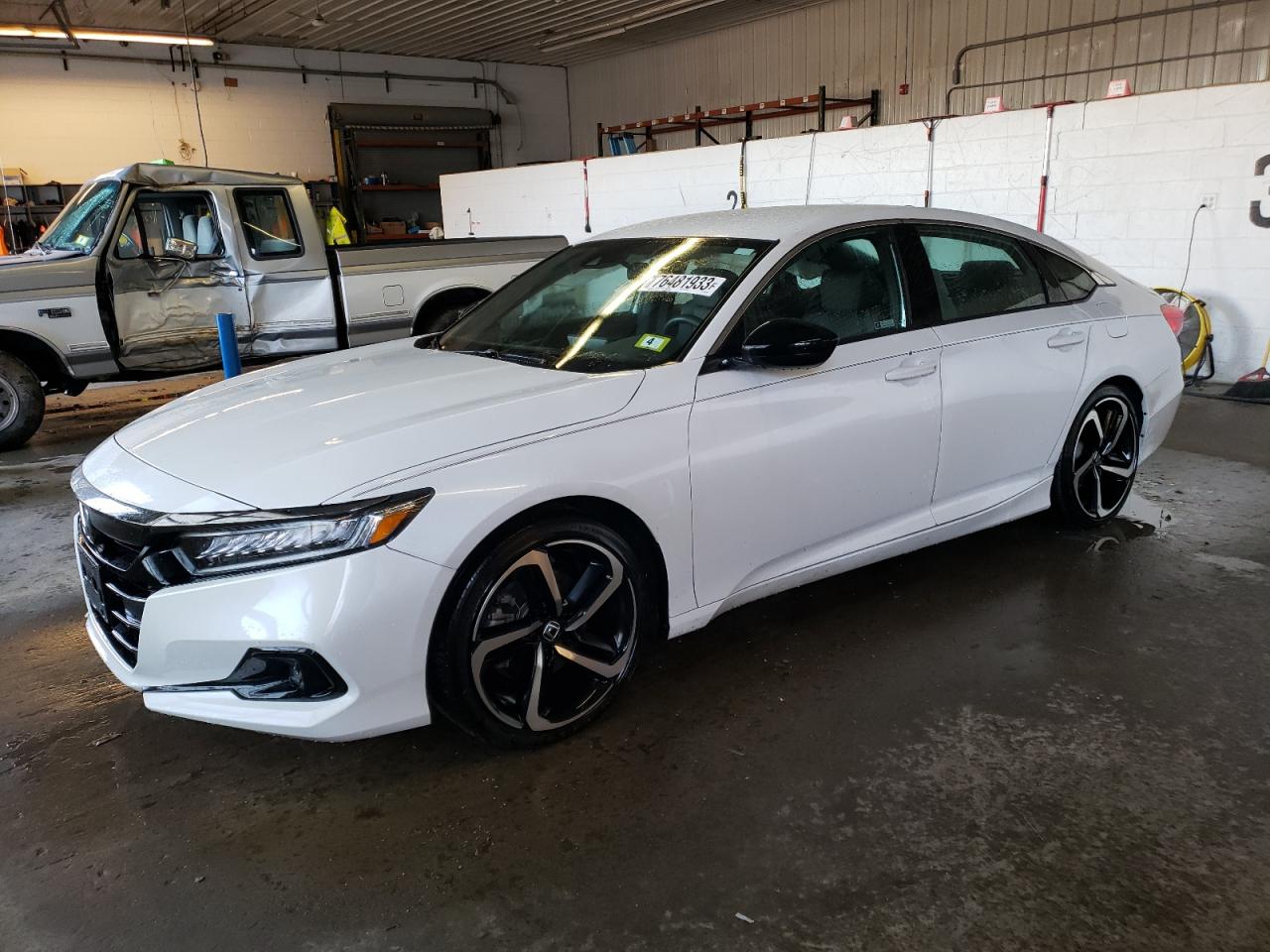 Image 1 of 2022 HONDA ACCORD SPORT 2022 with VIN 1HGCV1F34NA091492