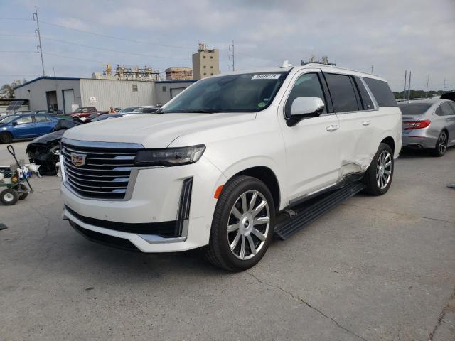Image 1 of 2021 CADILLAC ESCALADE ESV PREMIUM LUXURY PLATINUM 2021 with VIN 1GYS3MKLXMR195566