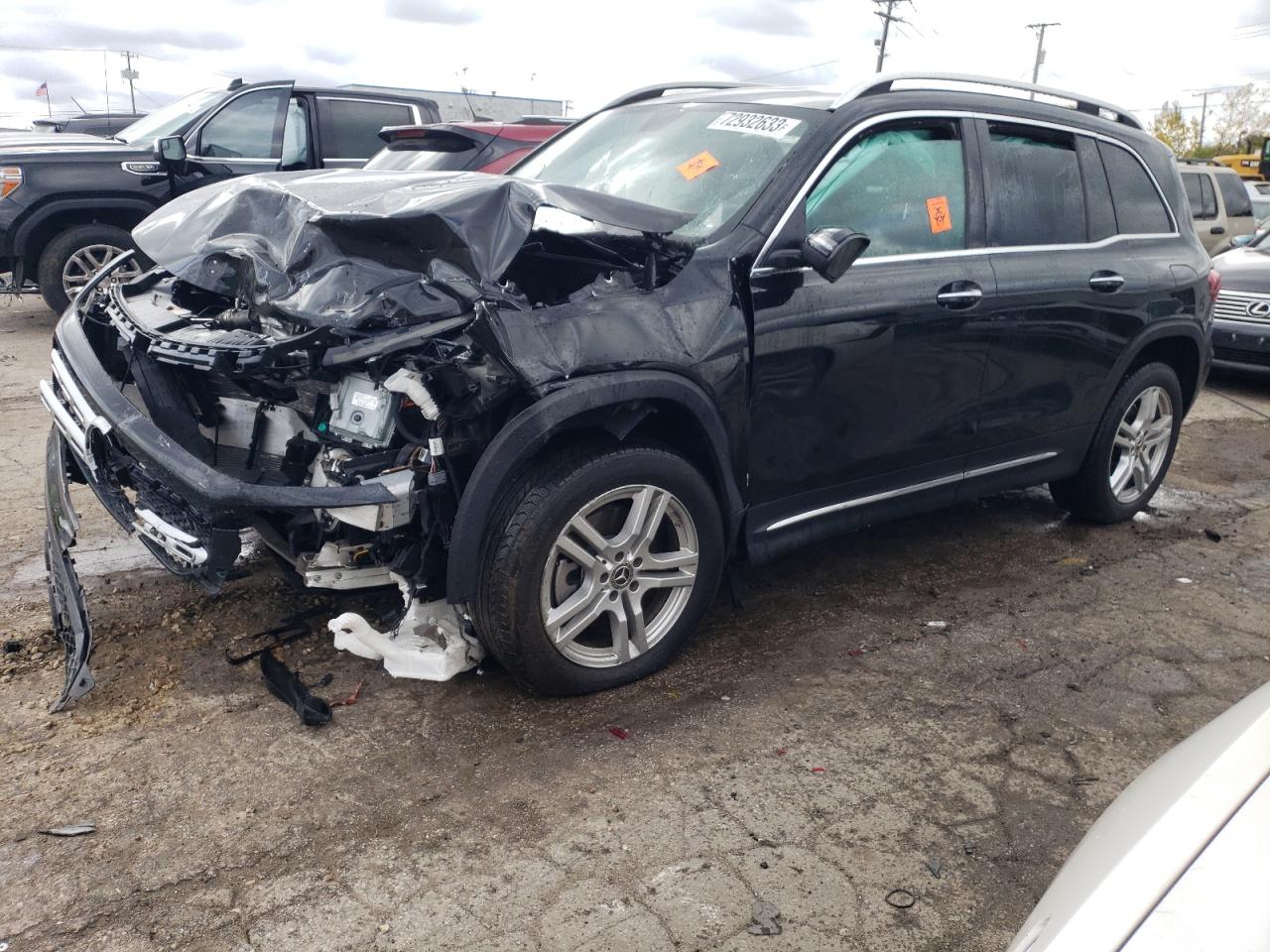 Image 1 of 2020 MERCEDES-BENZ GLB 250 4MATIC 2020 with VIN W1N4M4HB9LW022690